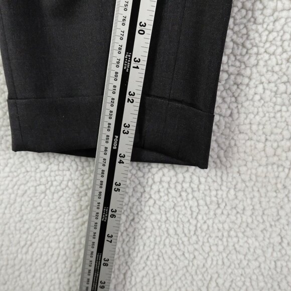 JP Tilford Samuelsohn Dress Pants Mens 40X34 Black Wool Cuffed Performance - Picture 10 of 12